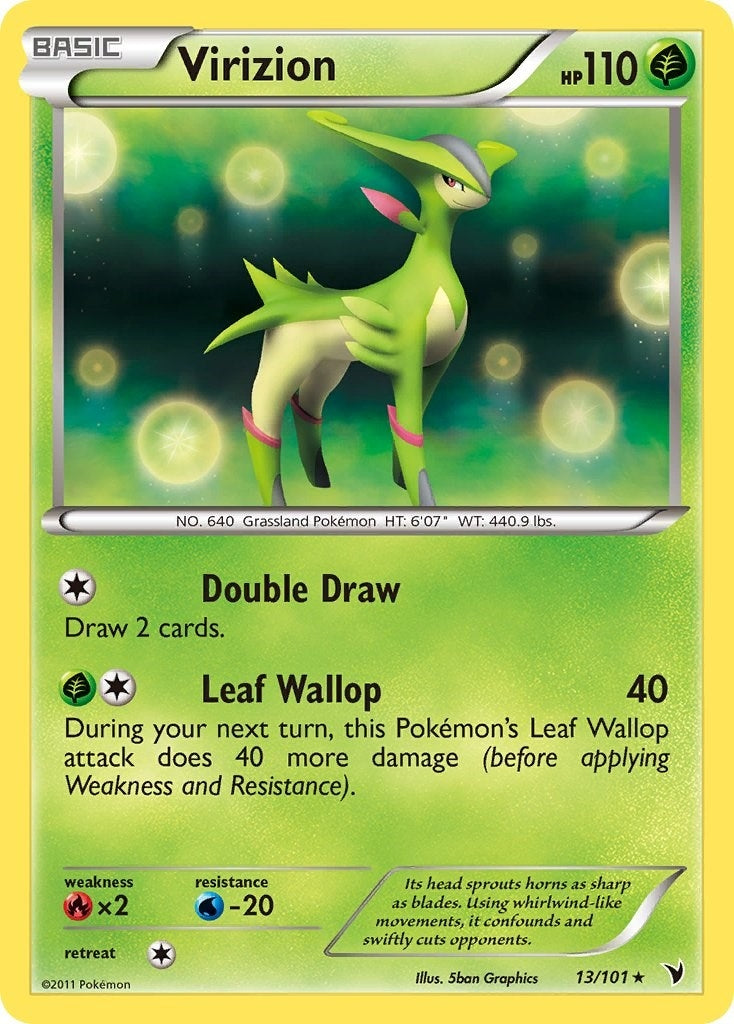 Image for Virizion (13/101) (Noble Victories) (NVI) - Pokemon