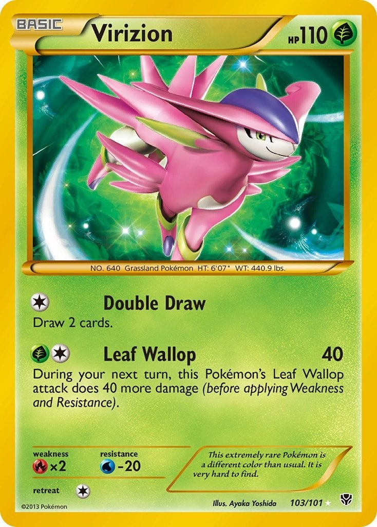 Image for Virizion (Secret) (103/101) (Plasma Blast) (PLB) - Pokemon