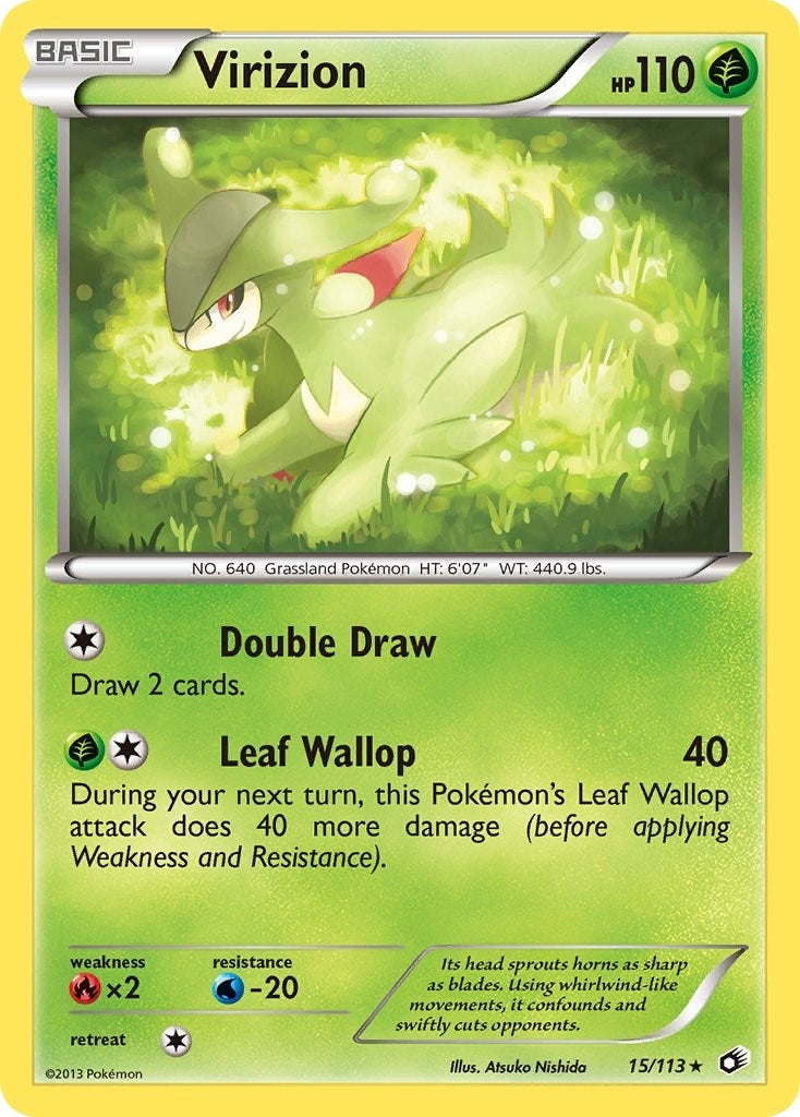 Image for Virizion (15/113) (Legendary Treasures) (LTR) - Pokemon