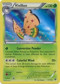Image for Vivillon (High Plains [Orange]) (17/146) (XY Base Set) (XY) - Pokemon