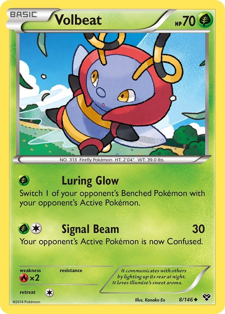 Image for Volbeat (8/146) (XY Base Set) (XY) - Pokemon