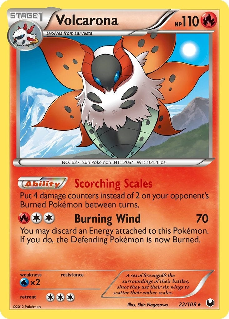 Image for Volcarona (22/108) (Dark Explorers) (DEX) - Pokemon