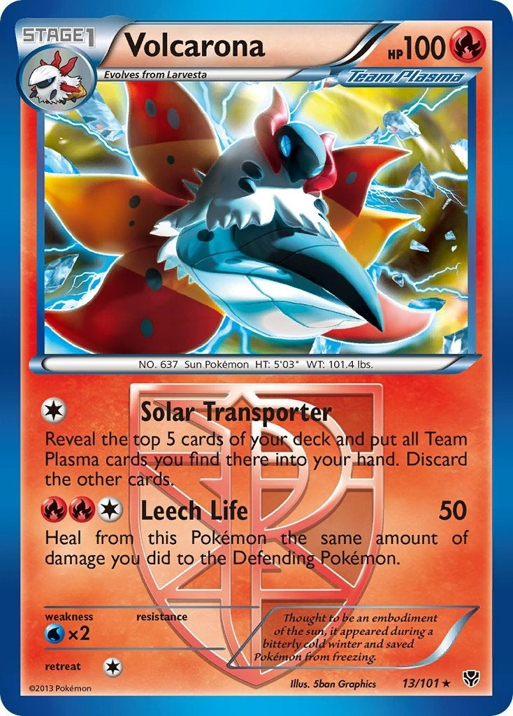 Image for Volcarona (Team Plasma) (13/101) (Plasma Blast) (PLB) - Pokemon