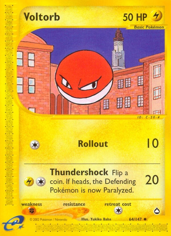 Image for Voltorb (64) (064/147) (Aquapolis) (AQ) - Pokemon