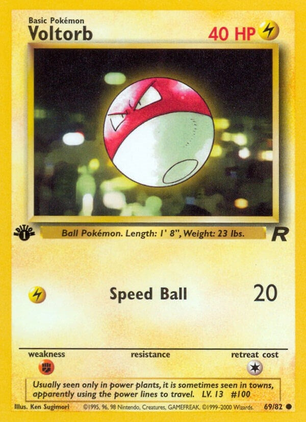 Image for Voltorb (69/82) (Team Rocket) (TR) - Pokemon