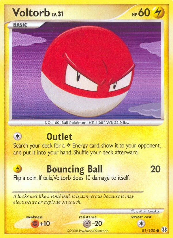 Image for Voltorb (81) (81/100) (Stormfront) (SF) - Pokemon