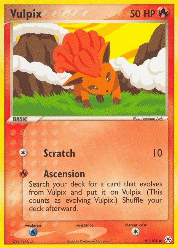 Image for Vulpix (81/101) (EX Hidden Legends) (HL) - Pokemon