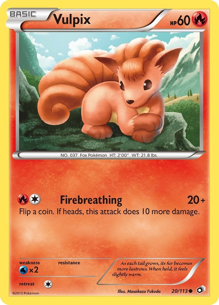 Image for Vulpix (20/113) (Legendary Treasures) (LTR) - Pokemon