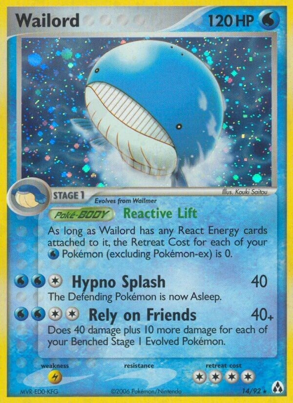 Image for Wailord (14/92) (EX Legend Maker) (LM) - Pokemon