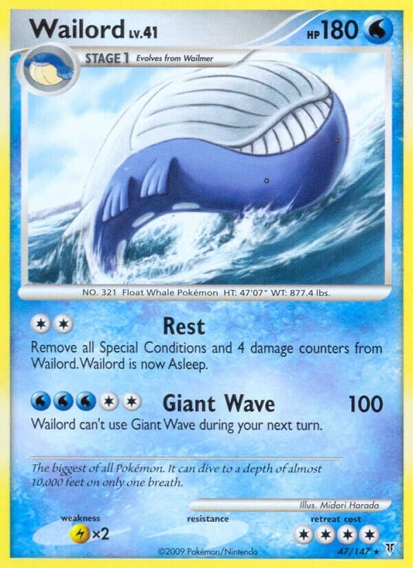 Image for Wailord (47) (Supreme Victors) (SV) - Pokemon