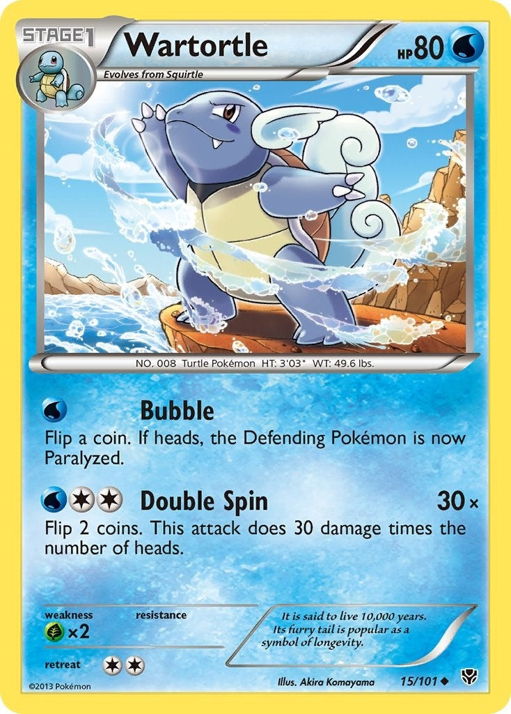 Image for Wartortle (15/101) (Plasma Blast) (PLB) - Pokemon