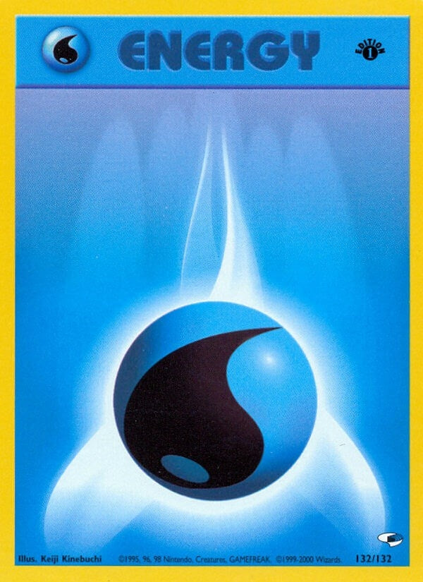 Image for Water Energy (132/132) (Gym Heroes) (G1) - Pokemon