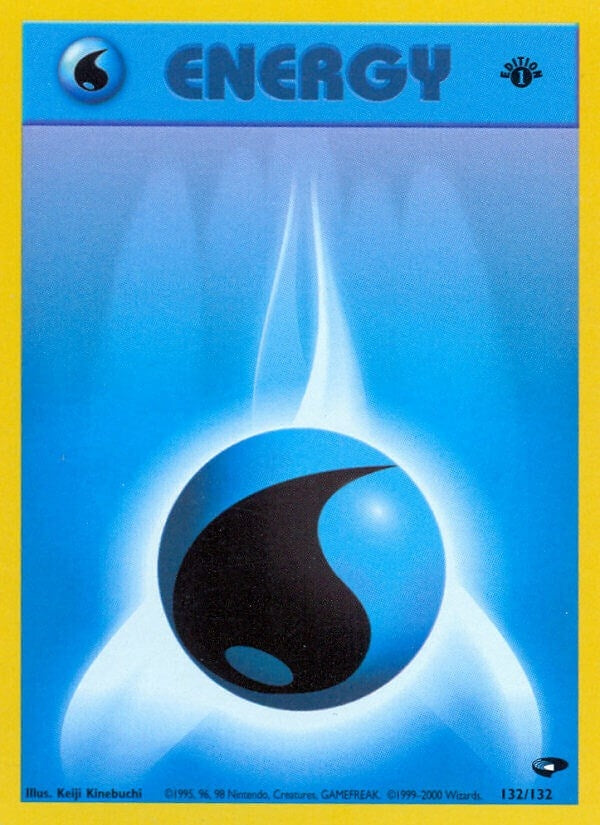 Image for Water Energy (132/132) (Gym Challenge) (G2) - Pokemon