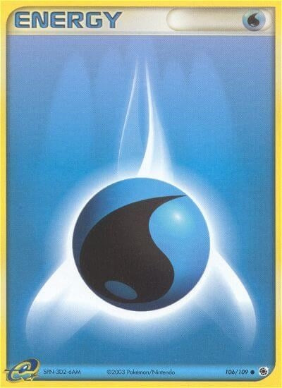 Image for Water Energy (106/109) (EX Ruby and Sapphire) (RS) - Pokemon