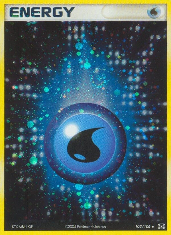 Image for Water Energy (103/106) (EX Emerald) (EM) - Pokemon