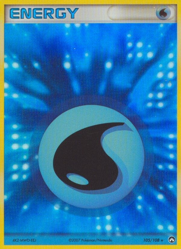 Image for Water Energy (105/108) (EX Power Keepers) (PK) - Pokemon