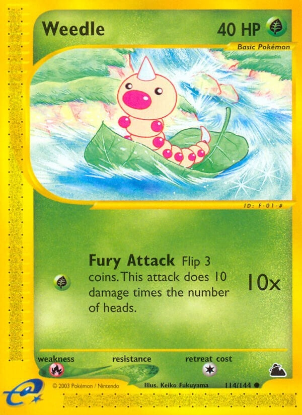 Image for Weedle (114) (114/144) (Skyridge) (SK) - Pokemon