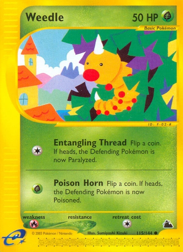Image for Weedle (115) (115/144) (Skyridge) (SK) - Pokemon