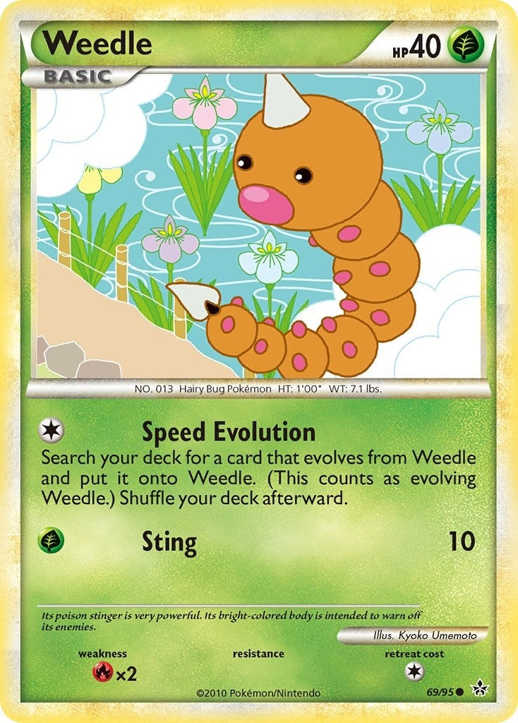 Image for Weedle (69/95) (Unleashed) (UL) - Pokemon