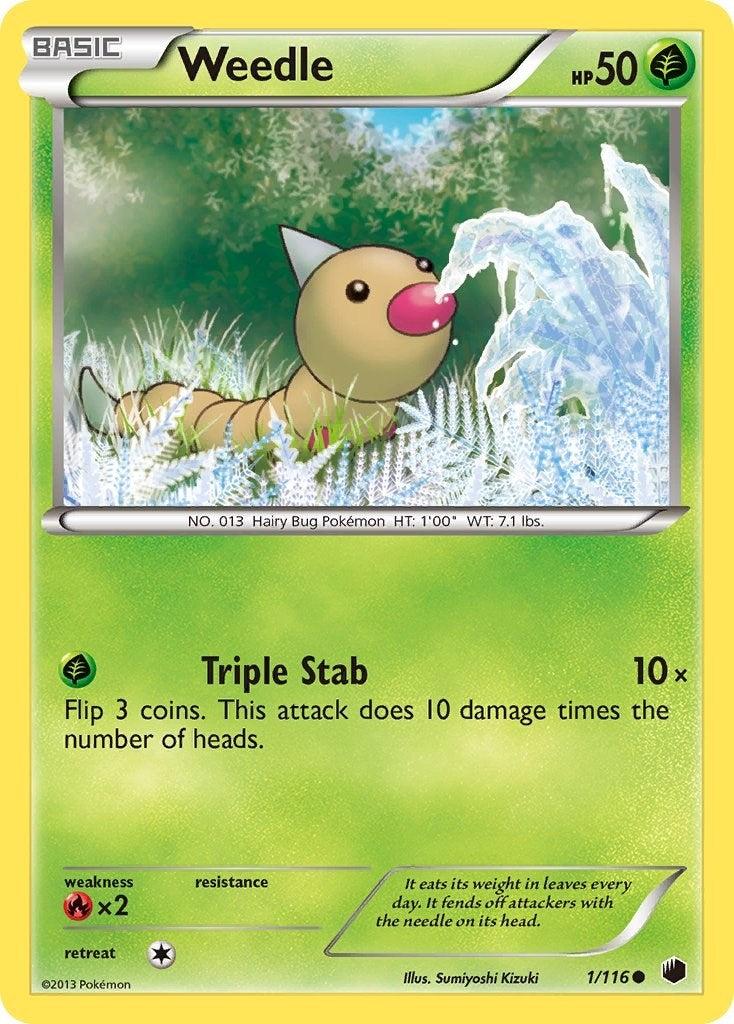 Image for Weedle (1/116) (Plasma Freeze) (PLF) - Pokemon