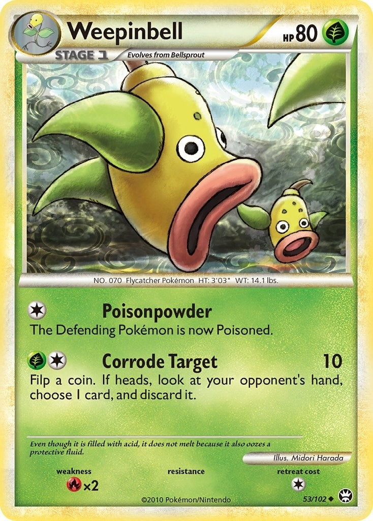 Image for Weepinbell (53/102) (Triumphant) (TM) - Pokemon