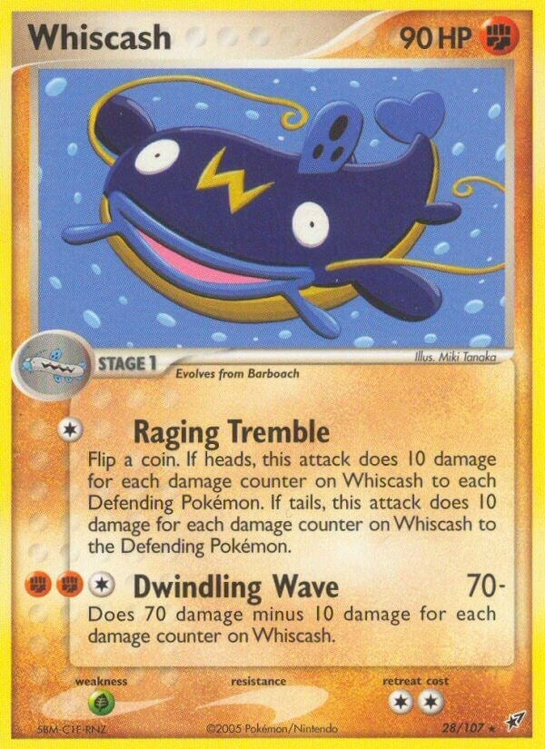 Image for Whiscash (28/107) (EX Deoxys) (DX) - Pokemon