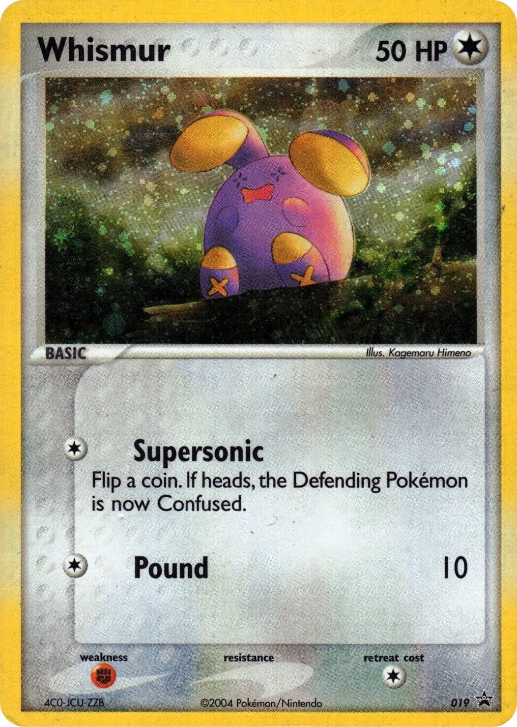 Image for Whismur - 019 (EX Deck Tin) (019) (Nintendo Promos) (PR) - Pokemon
