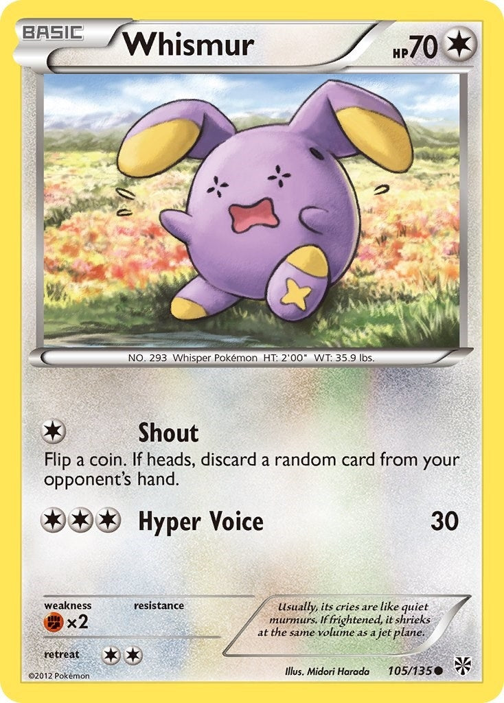 Image for Whismur (105/135) (Plasma Storm) (PLS) - Pokemon