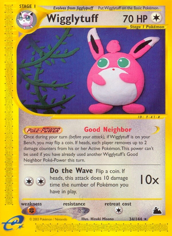 Image for Wigglytuff (034/144) (Skyridge) (SK) - Pokemon