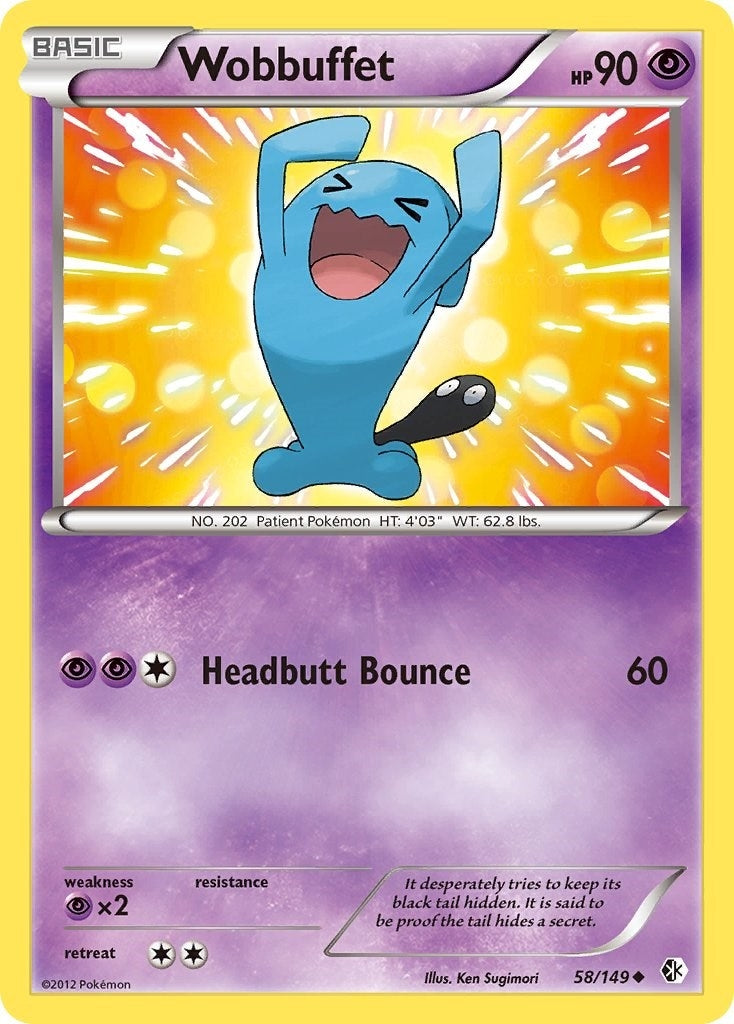 Image for Wobbuffet (58/149) (Boundaries Crossed) (BCR) - Pokemon
