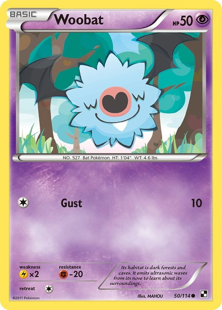 Image for Woobat (50/114) (Black and White) (BLW) - Pokemon