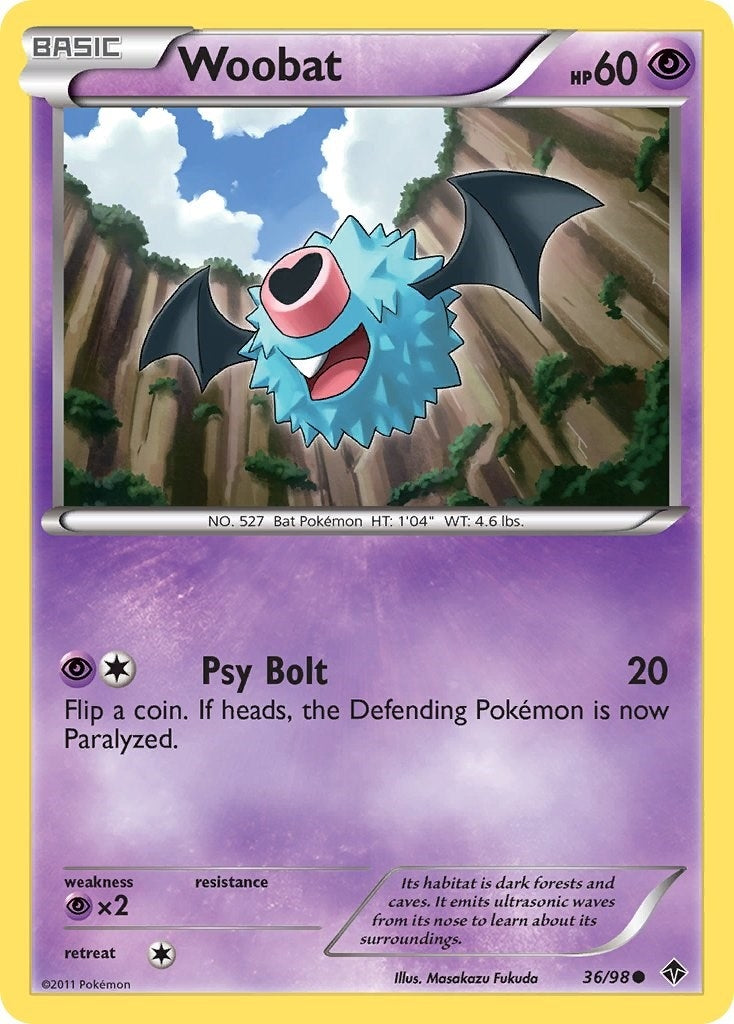 Image for Woobat (36/98) (Emerging Powers) (EPO) - Pokemon