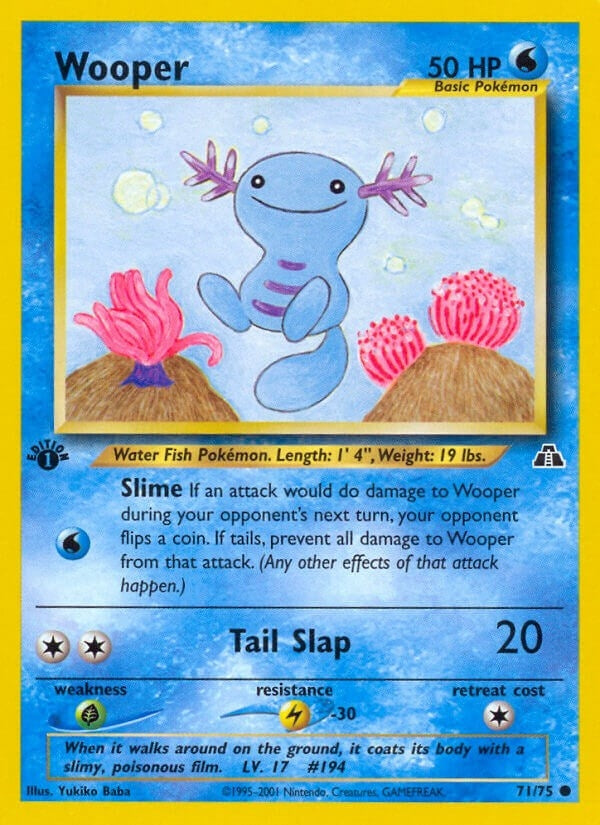 Image for Wooper (71/75) (Neo Discovery) (N2) - Pokemon