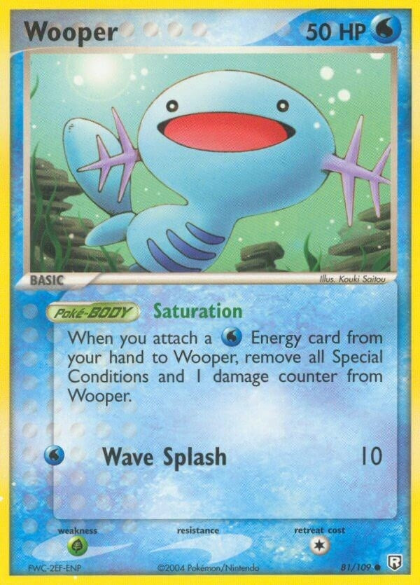Image for Wooper (81/109) (EX Team Rocket Returns) (RR) - Pokemon