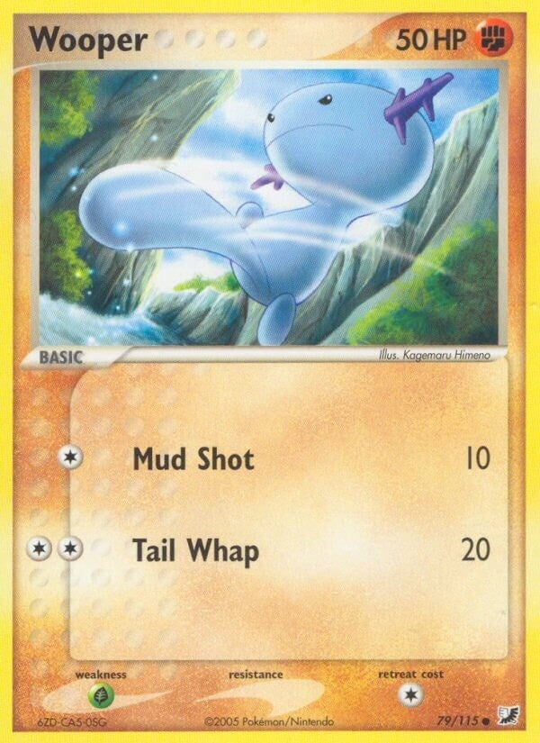 Image for Wooper (79/115) (EX Unseen Forces) (UF) - Pokemon