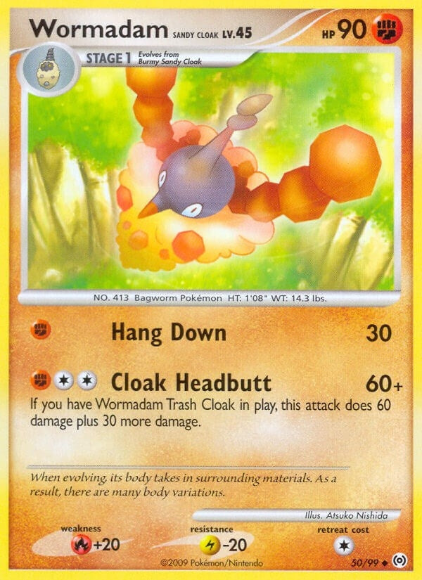 Image for Wormadam Sandy Cloak (50/99) (Arceus) (AR) - Pokemon