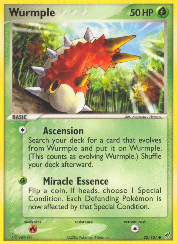 Image for Wurmple (82/107) (EX Deoxys) (DX) - Pokemon