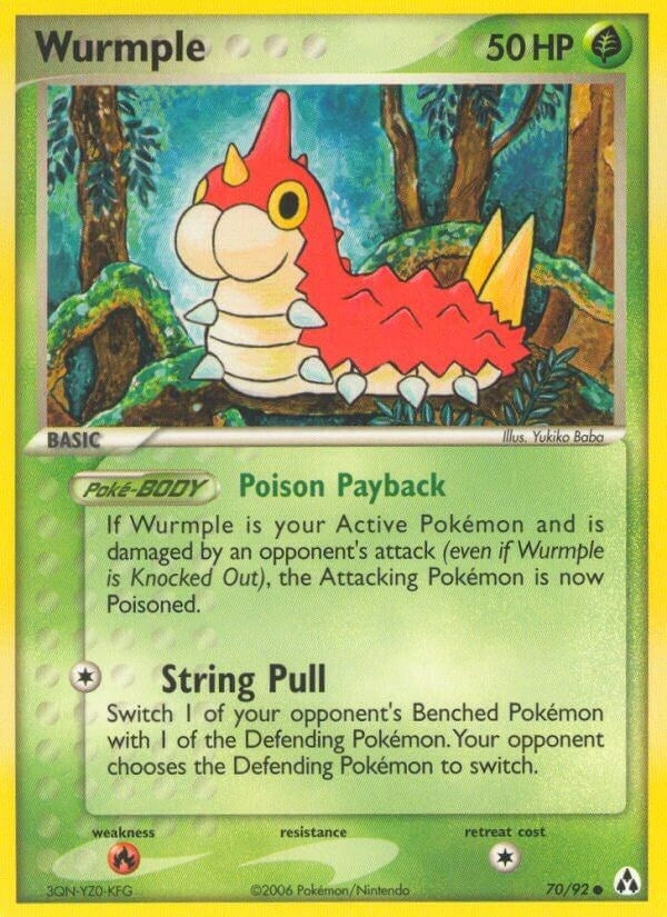 Image for Wurmple (70/92) (EX Legend Maker) (LM) - Pokemon