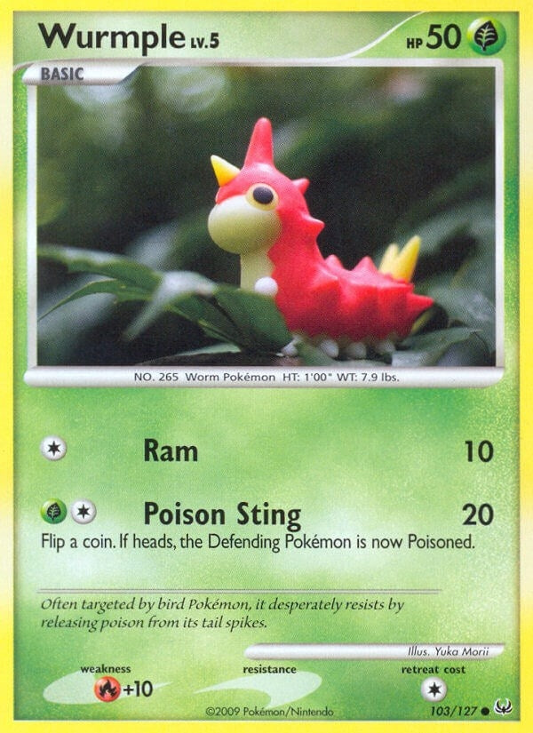 Image for Wurmple (103/127) (Platinum) (PL) - Pokemon
