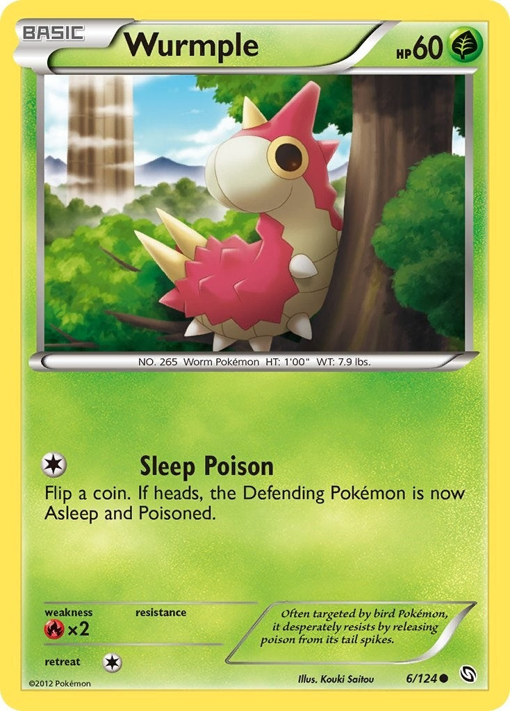 Image for Wurmple (6/124) (Dragons Exalted) (DRX) - Pokemon