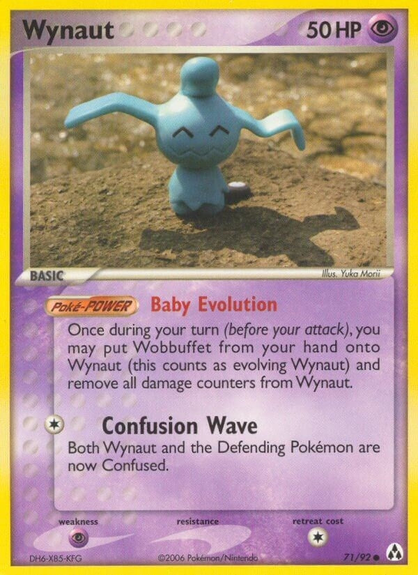 Image for Wynaut (71/92) (EX Legend Maker) (LM) - Pokemon