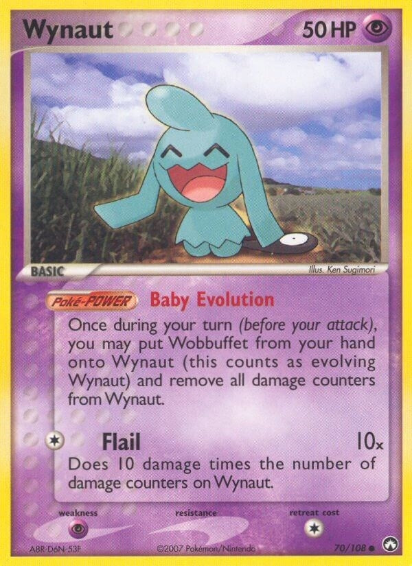 Image for Wynaut (70/108) (EX Power Keepers) (PK) - Pokemon