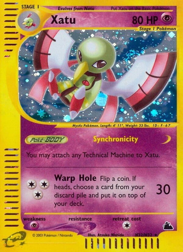 Image for Xatu (H32) (H32/H32) (Skyridge) (SK) - Pokemon