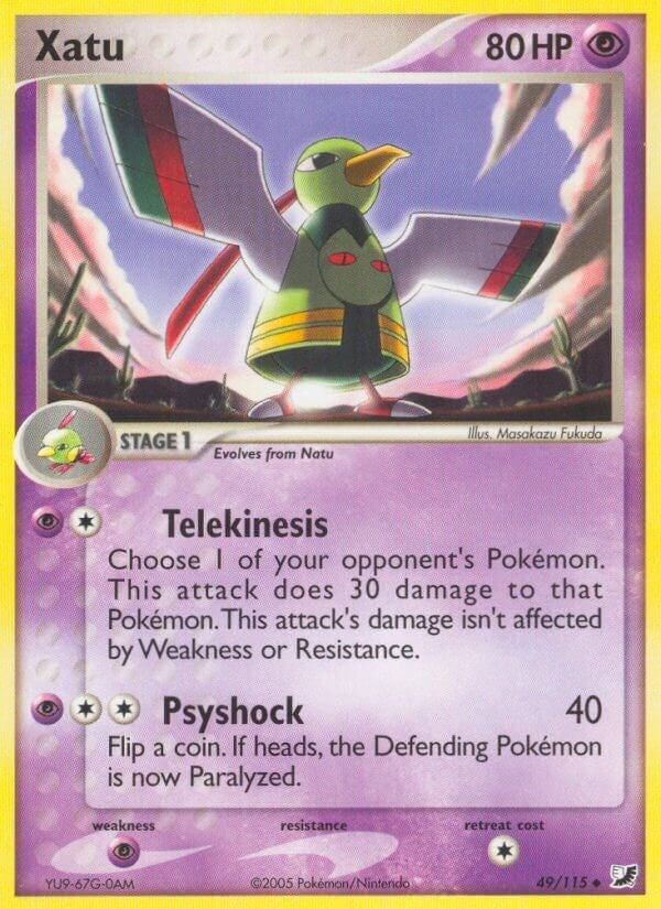 Image for Xatu (49/115) (EX Unseen Forces) (UF) - Pokemon