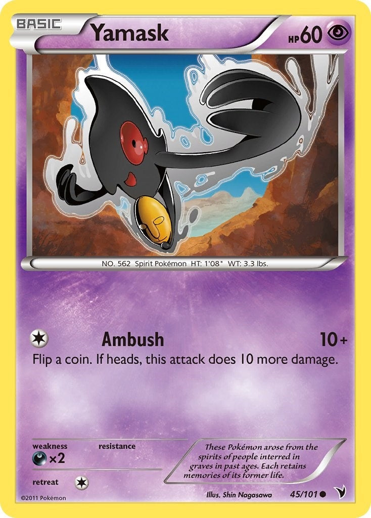 Image for Yamask (45) (45/101) (Noble Victories) (NVI) - Pokemon