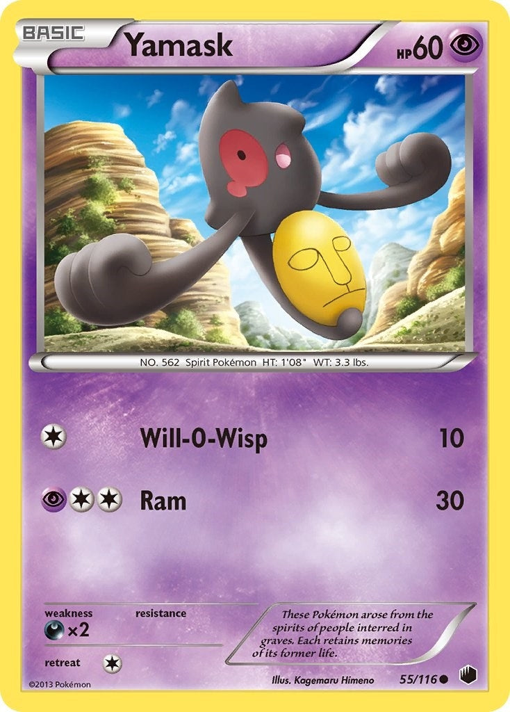 Image for Yamask (55) (55/116) (Plasma Freeze) (PLF) - Pokemon