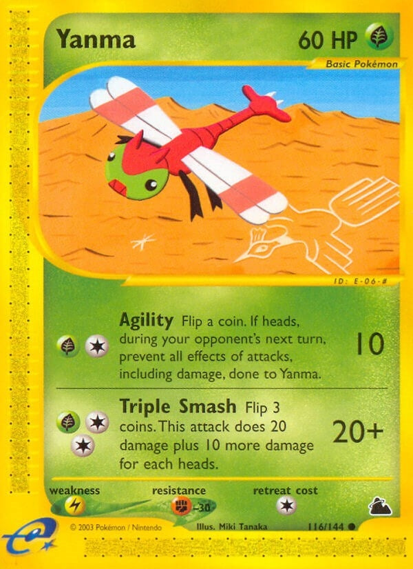Image for Yanma (116/144) (Skyridge) (SK) - Pokemon