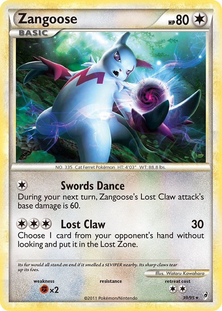 Image for Zangoose (39/95) (Call of Legends) (CL) - Pokemon