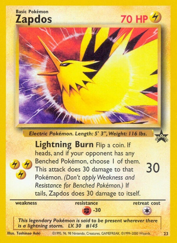 Image for Zapdos (23/53) (WoTC Promo) (PR) - Pokemon