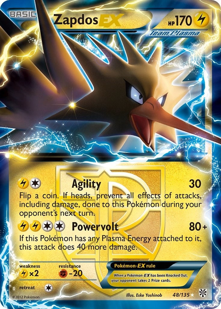 Image for Zapdos EX (Team Plasma) (48/135) (Plasma Storm) (PLS) - Pokemon